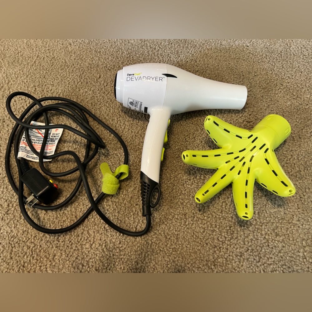 DevaCurl hair dryer with diffuser